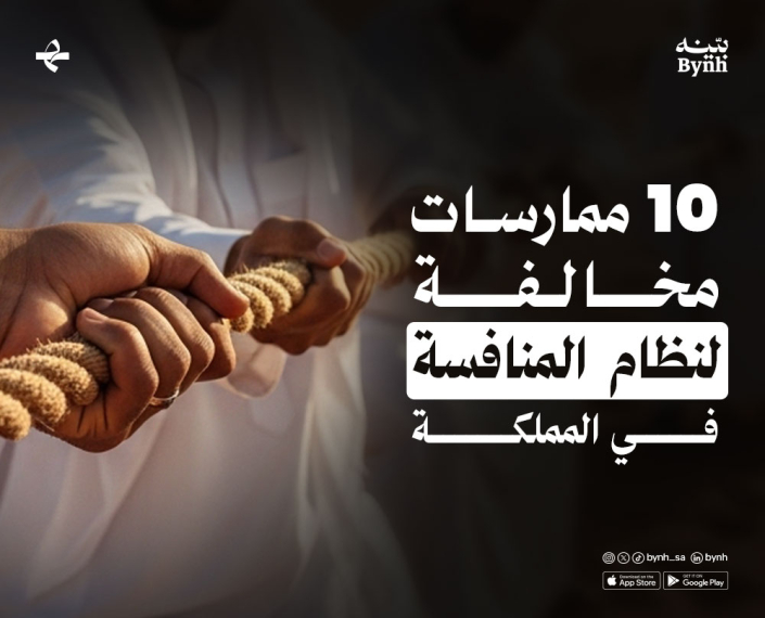 مخالفة نظام المنافسة في المملكة العربية السعودية