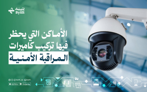 الأماكن التي يحظر فيها تركيب كاميرات المراقبة الأمنية