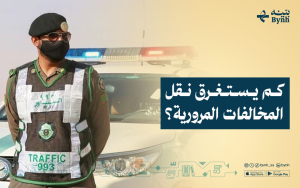 كم يستغرق نقل المخالفات المرورية؟